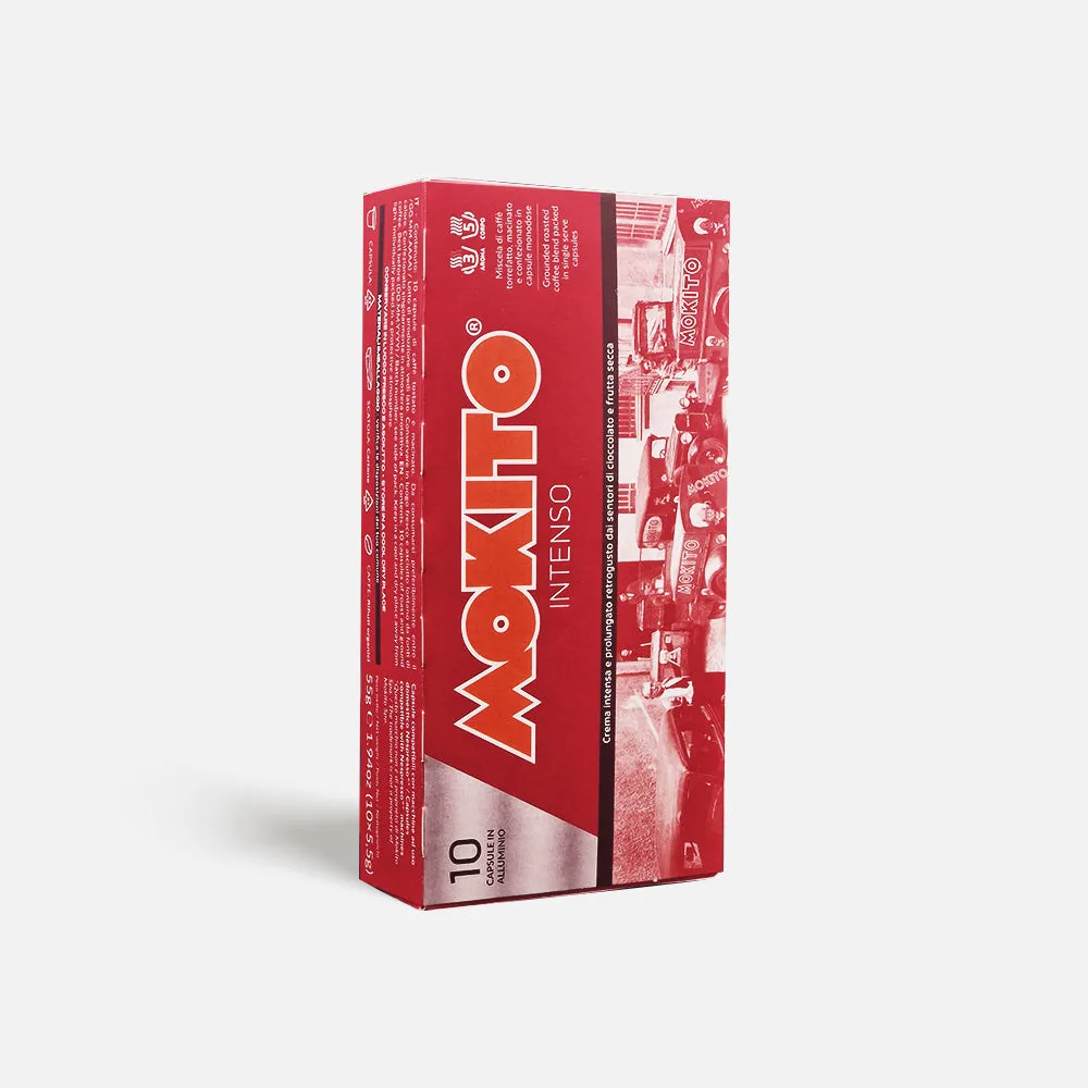 Mokito Intenso capsule caffe alluminio compatibili