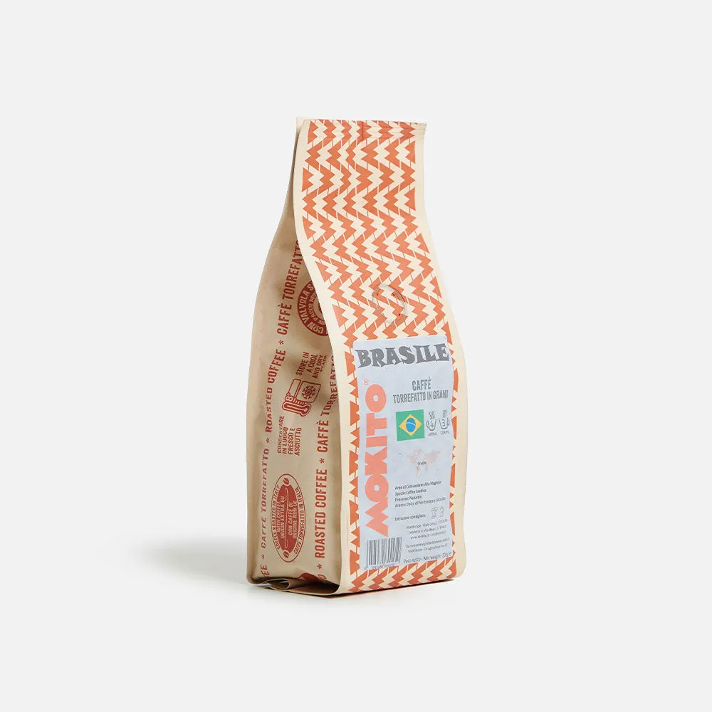 Mokito Monorigine Brasile caffè 200g 100% arabica dolce