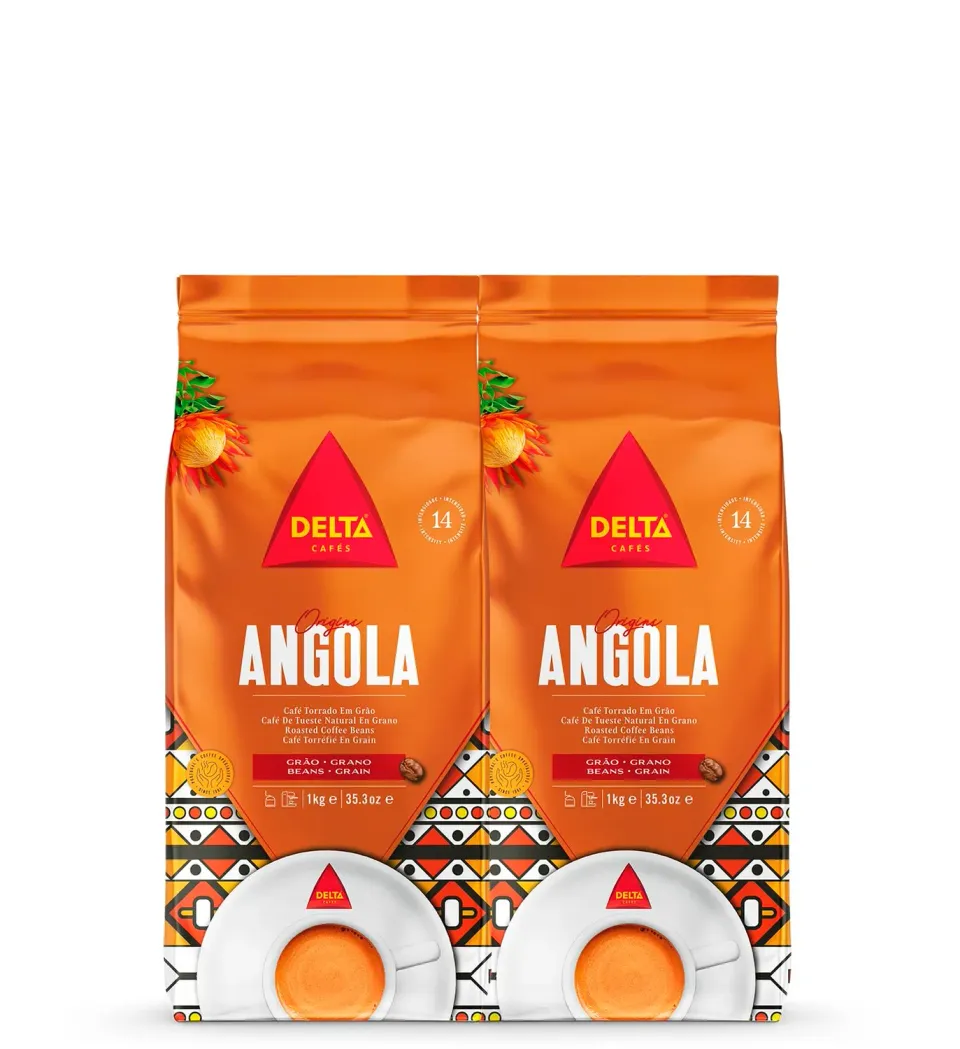 Delta Angola caffe in grani 2x1kg intensita 14