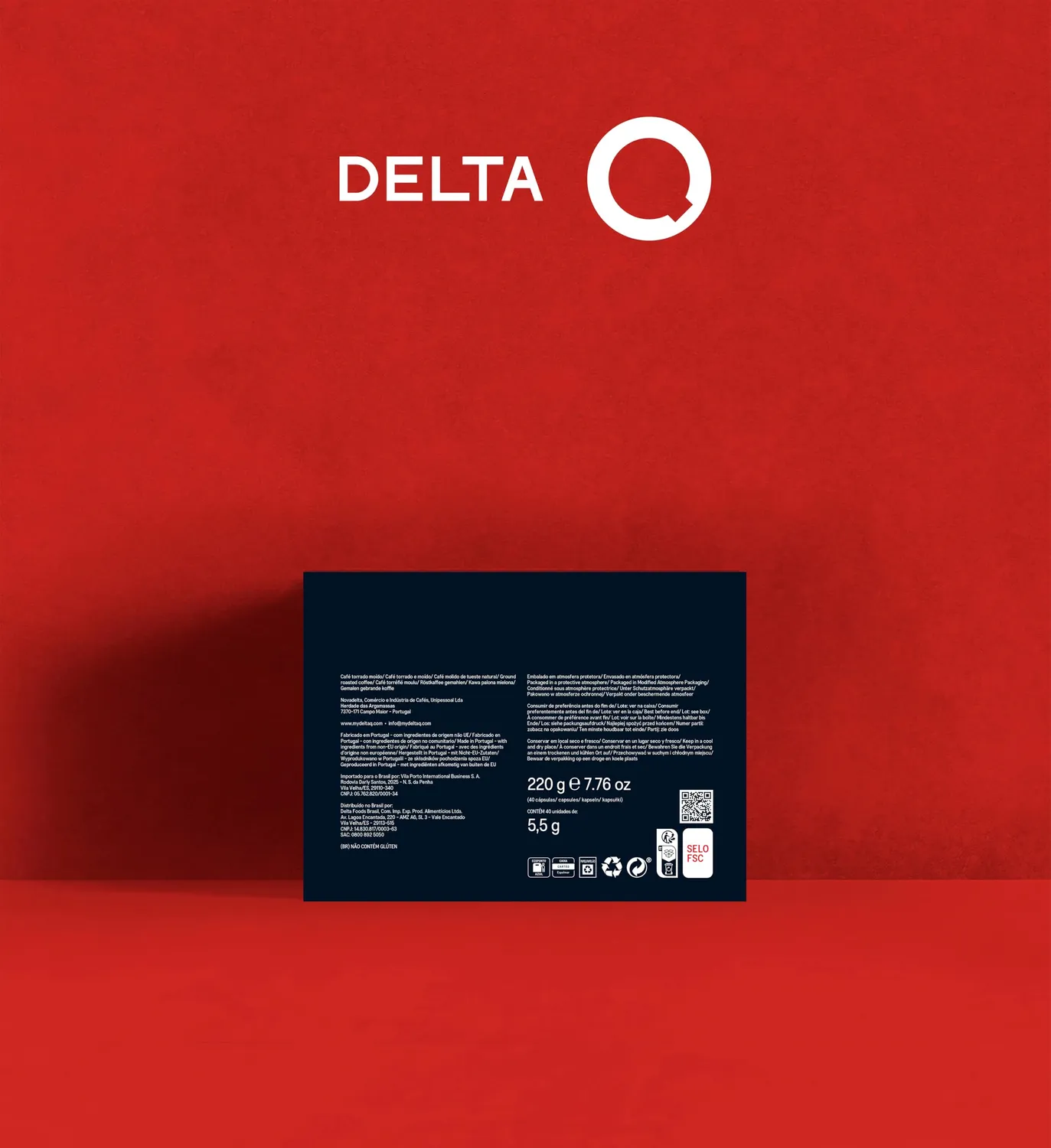 Delta Q Qharacter Capsule di Caffè Intensità 9 40 Capsule